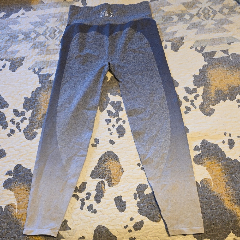PINK Victoria's Secret Women's Ombre Gray Leggings